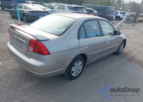 2002 Honda Civic Lx from USA, damaged, VIN 2HGES16572H588276